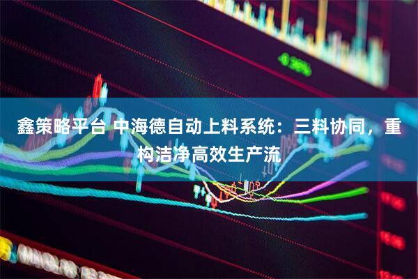 鑫策略平台 中海德自动上料系统：三料协同，重构洁净高效生产流